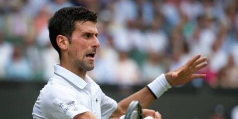 【速報】ジョコビッチが第1セットを先取。今季2連敗中の世界22位との準決勝[ウィンブルドン]