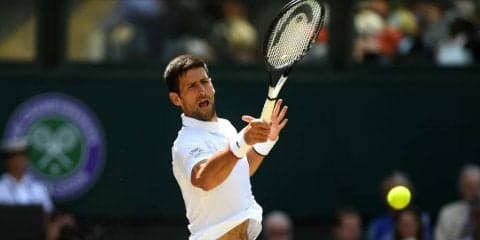 【速報】ジョコビッチが第2セットを落とす。今季2連敗中の世界22位との準決勝[ウィンブルドン]