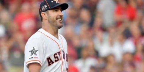【MLB】バーランダー美人妻・アプトンの“豪華2ショット”に米歓喜　「キング＆クイーン」