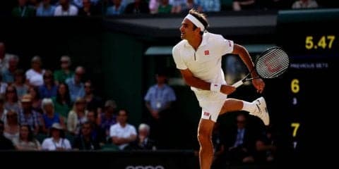 【速報】フェデラーが第3セットを奪い、決勝進出まであと1セットに。ナダルとの準決勝[ウィンブルドン]