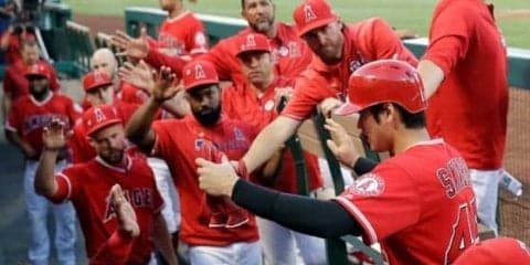 【MLB】大谷翔平、自己最長タイ8戦連続安打！　エ軍7回終え継投ノーヒットノーラン継続中