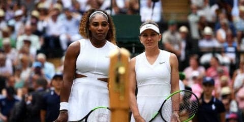 【速報】セレナが第1セットを落とす。ハレプと元世界1位同士の決勝[ウィンブルドン]