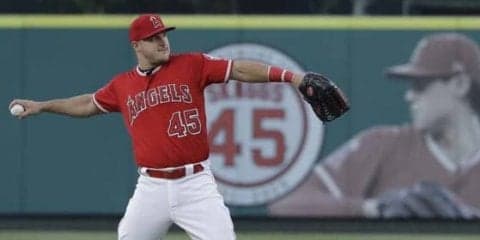 【MLB】エ軍トラウト「大したことない」軽症強調も、離脱なら大打撃　16日にMRI検査へ