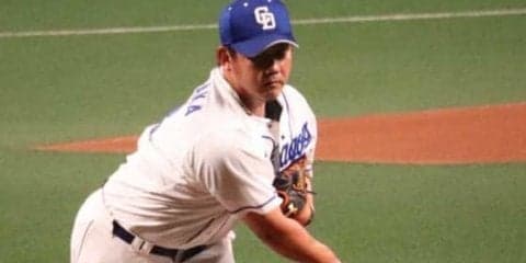 中日松坂、今季初勝利ならず　5回4安打2失点と粘投も、同点のまま降板