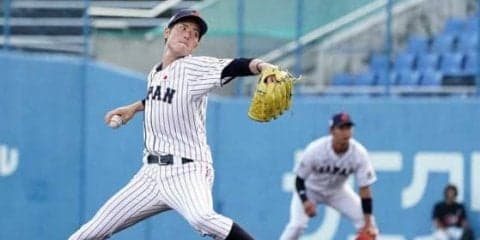 日米大学野球　侍Jが先勝　森下が最速151キロで5回9K　5投手で圧巻18Kで零封