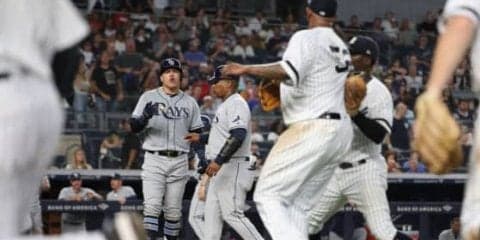 【MLB】“因縁”レイズ戦でサバシアがまた騒動　見逃し三振に斬った後に口論に…