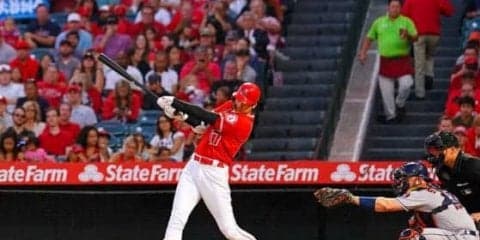 【MLB】大谷翔平、打球速度183キロの痛烈中前打にエ軍OB驚愕　「良いバランス、ワォ！」