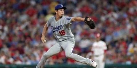 【MLB】前田健太、悪天候で47日ぶり8勝目お預け　2回無安打無失点で降板
