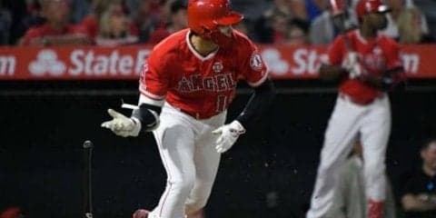 【MLB】大谷翔平、内角球を反対方向へ“技あり打”　敵地メディア称賛「とても良い打撃」