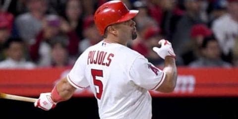 【MLB】エ軍、プホルス「左太もも裏の張り」で負傷交代　トラウト復帰も試練続く
