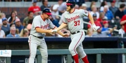 【MLB】過去50年で5人目の快挙達成！　ナショナルズ投手が1イニングで1発含む2安打の大活躍