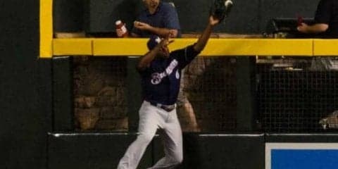 【MLB】打者、投手が最敬礼するホームラン強奪キャッチに米称賛　「球界最高の外野手」