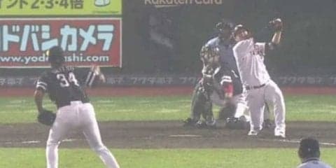 楽天3連勝、浅村が決勝犠飛　鷹は完封負けで7戦連続3得点以下、和田が負傷降板