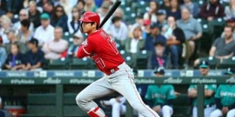 【MLB】大谷翔平、菊池雄星から161キロ二塁打！　後半戦初長打で6点目の好機を演出