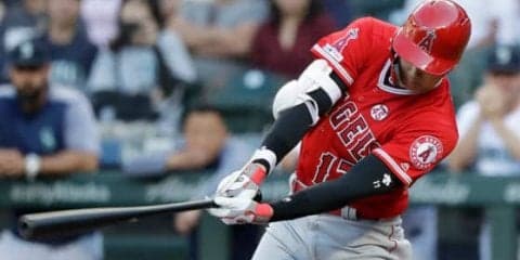 【MLB】大谷翔平、第3打席で左中間二塁打！　菊池雄星撃ちで2試合連続安打
