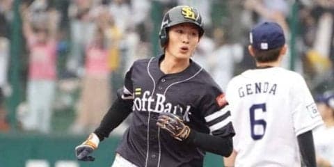 「速い、とにかく速い」　鷹の韋駄天・周東が見せた圧巻のスピードにパTVも特集