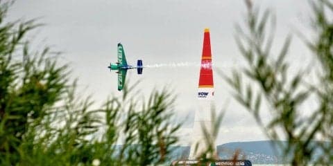 室屋義秀、年間王者に足踏み 「Red Bull Air Race World Championship 2019」 第3 戦バラトン湖大会