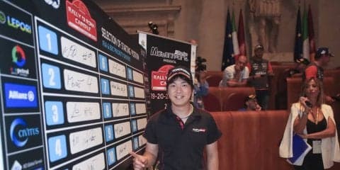 ERCローマ参戦の新井「今までで一番難しいラリーだった」