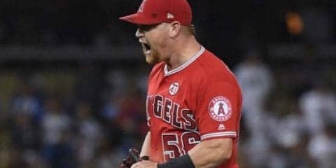 【MLB】「完璧なキャノン」　試合を締めたエ軍カルフーンのレーザービームに米驚愕