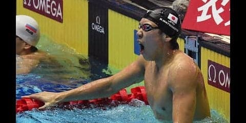 松元克央が世界水泳で銀メダル。急成長の要因はコーチとの二人三脚