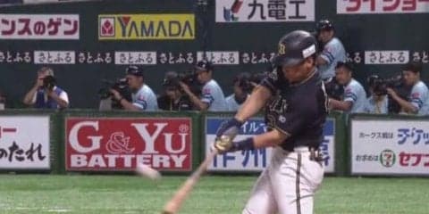 オリ吉田正、今季初の2打席連発！　鷹千賀から18号2ラン＆19号ソロ