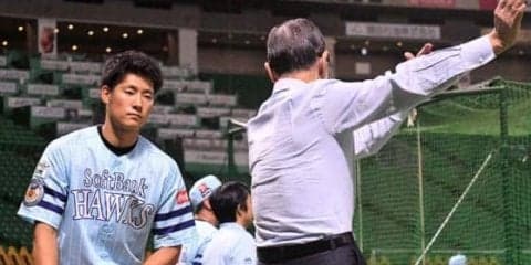鷹・上林、12試合ぶり一発　試合前に王貞治会長が熱血アドバイス「完全に“会長弾”」
