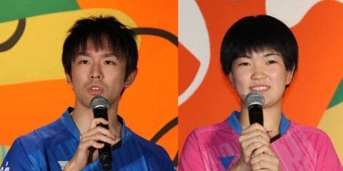 リオ銀・丹羽孝希、小池都知事と対戦　26日オープン「ping-pong ba」でセレモニー