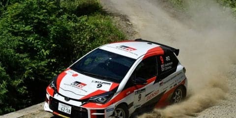 TGR Vitz GRMN Rally、猛暑となった初開催の横手ラリーをトラブルなく走り切り3位