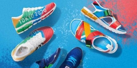 オリンピックシンボルカラーを取り入れた東京2020公式ライセンスシューズ発売