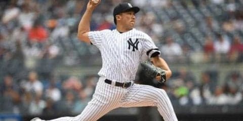 【MLB】田中将大、5回途中5安打2失点で勝敗付かず　防御率4.78、ヤ軍は逆転勝ち