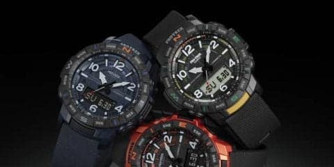 アウトドアに役立つ情報を計測するクワッドセンサー搭載「PRT-B50/ B50FE」発売