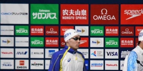 【水上競技部競泳パート】 １００㍍背泳ぎに三坂が出場し、ワールドカップの全競技終了