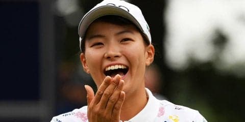 渋野日向子のメジャー制覇に解説岡本綾子も絶叫！「本当に、本当におめでとう」