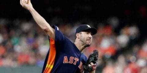 【MLB】バーランダーが今季200奪三振に到達　9度目達成でライアンら偉人の仲間入り