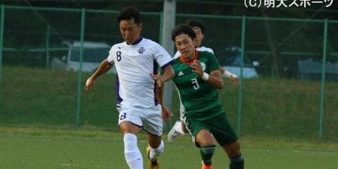 シュートへの執念！　２位・立正大を３－１で突き放す／関東大学１部リーグ戦