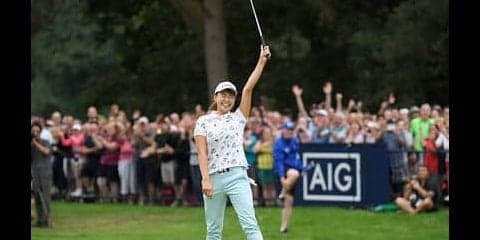 渋野日向子「帰りたいと何回言ったか」。つらくても笑顔で攻めた４日間