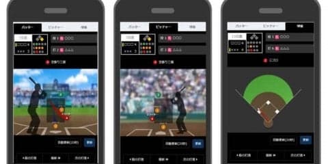 イラストで伝える夏の甲子園1球速報、gooニュースが開始