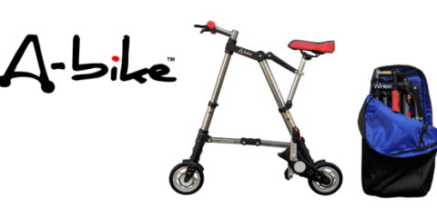極限まで携帯性を重視した折りたたみ自転車「A-bike city」発売