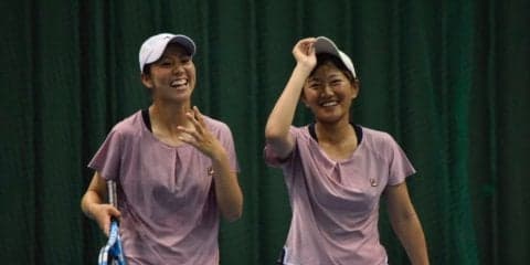 【庭球部】 女子ダブルス２組が本戦出場に王手！