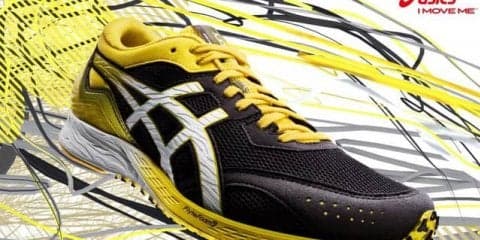 アシックス、スピードを出しやすい仕様のランニングシューズ「TARTHEREDGE」発売