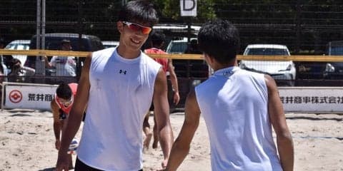 【バレーボール】真夏の戦いに初挑戦も、グループ戦敗退／全日本ビーチバレーボール大学選手権