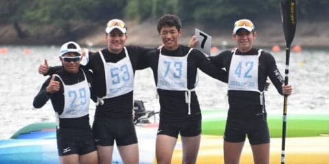 【カヌー部】 関西インカレ２日目、｛Ｋ－１｝リレー４×５００㍍で１着！