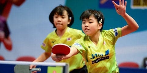 張本美和、青木咲智、高森愛央のカデット女子団体　準決勝へ＜ジュニアサーキット・香港OP＞