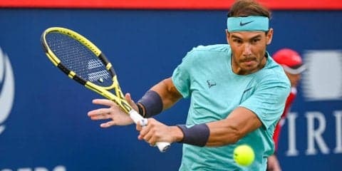 ナダルが準決勝に臨む。ハチャノフは過去1勝1敗のメドベージェフと対戦