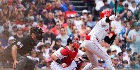 【MLB】大谷翔平の“外角ボール球撃ち”適時打をエ軍OB絶賛「外野まで飛ばすなんて…」