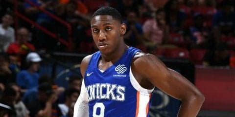 練習を公開しないニックスの新人、バレット「コートでの自分を見てもらいたい」