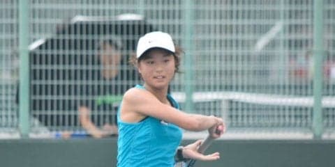 【庭球部】 明河が女子シングルス本戦１回戦敗退