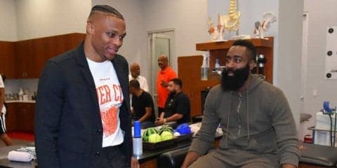 ハーデンとウェストブルック、MVPデュオを擁するロケッツがLAでミニキャンプ