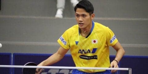 吉村和弘、香港選手に勝利　得意のバックハンド光る＜卓球・ブルガリアオープン＞