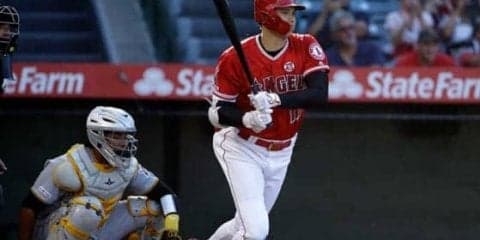 【MLB】大谷翔平、第4打席で中前打放ち今季28度目マルチ安打！　打球速度は脅威の177キロ